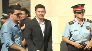 Messi declara davant el jutge per la suposada evasió fiscal.