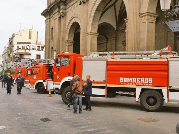 Día del patrón de los bomberos en la capital grancanaria