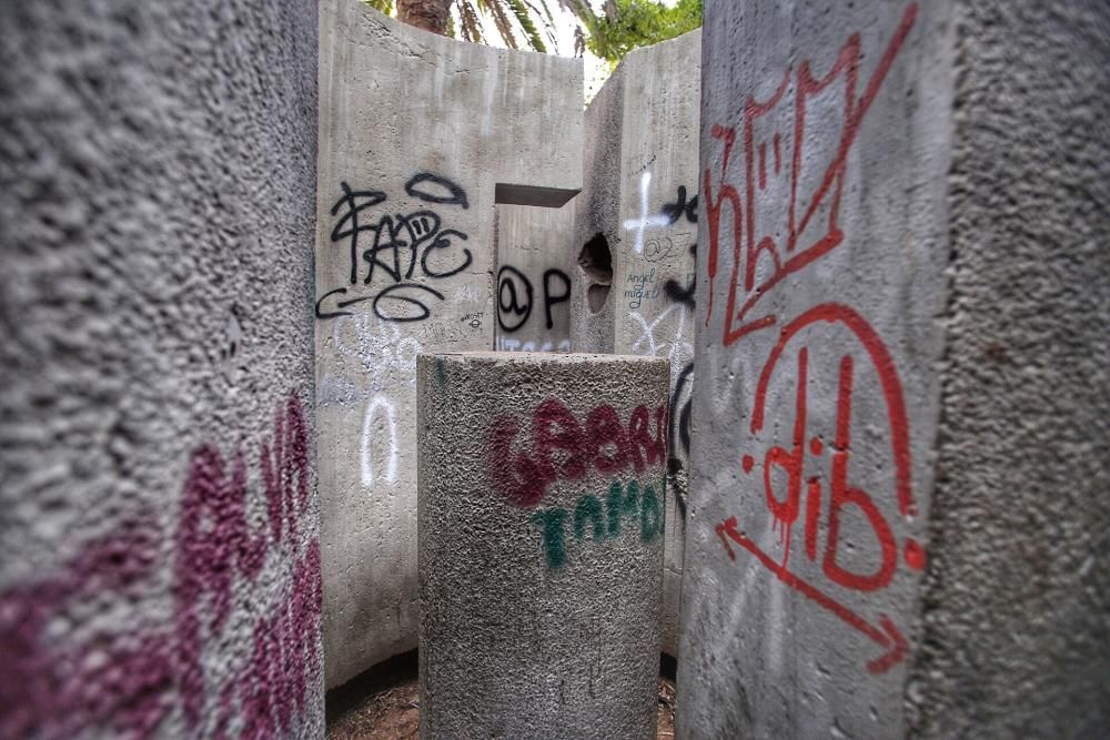 Actos vandálicos en esculturas en Tenerife