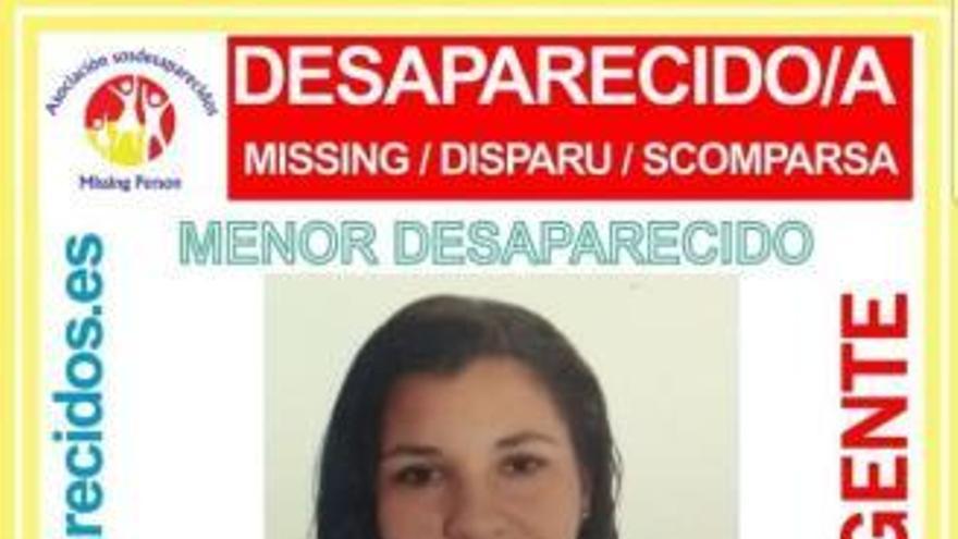 Cartel difundido por SOS desaparecidos.