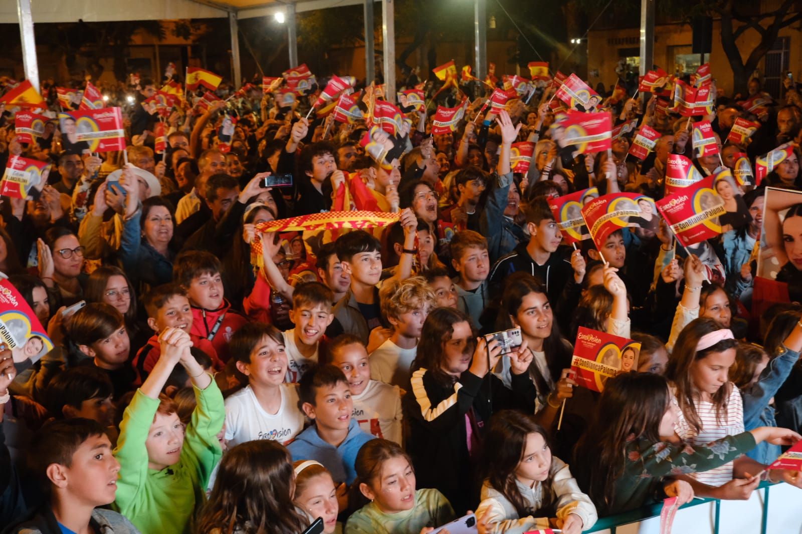 Así apoyan en Elche y El Altet a Blanca Paloma en la gran final de Eurovisión