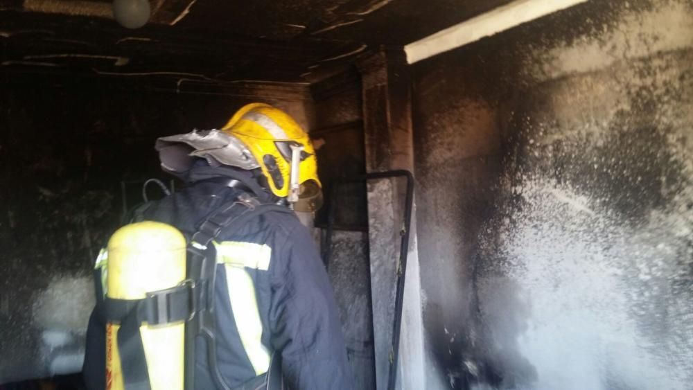 Incendio en una vivienda en Lanzarote