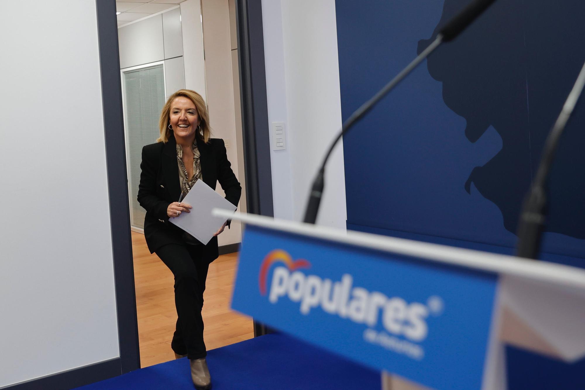 Teresa Mallada hace efectiva su dimisión como presidenta del PP asturiano