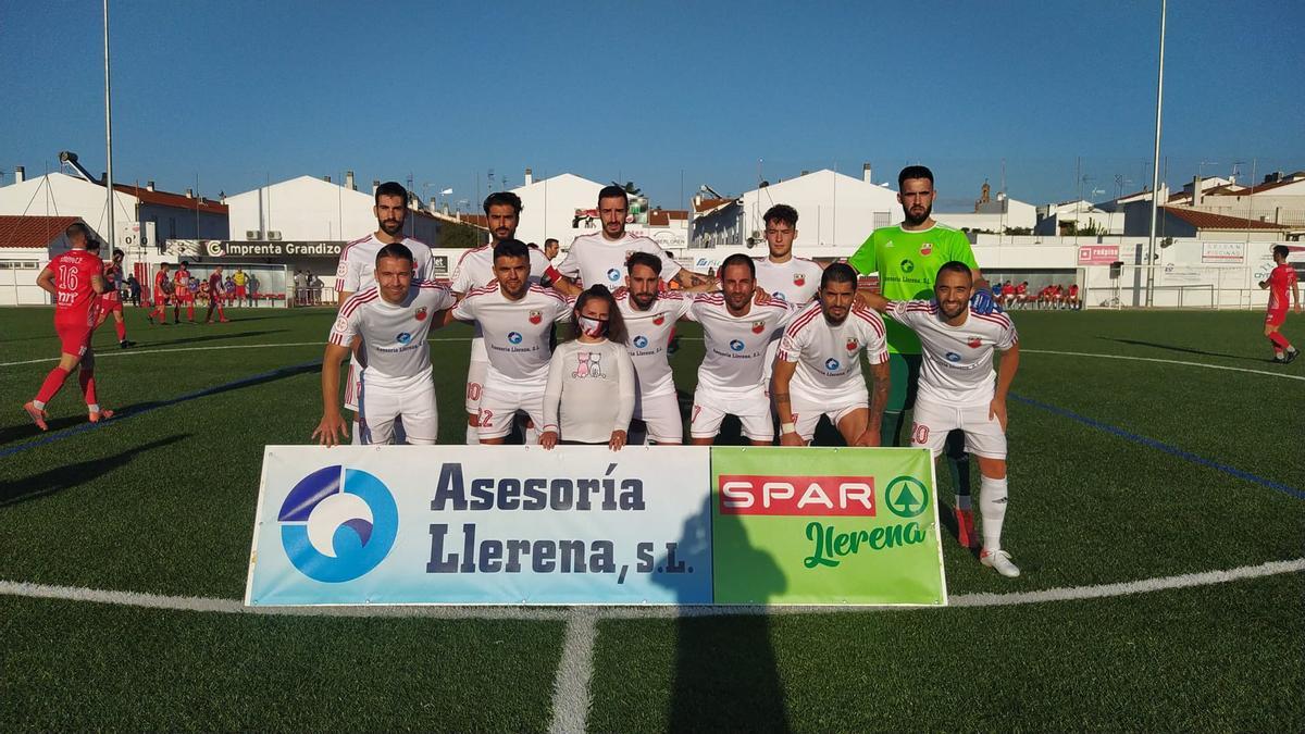 Once inicial del Llerenense para el partido ante el Arroyo.