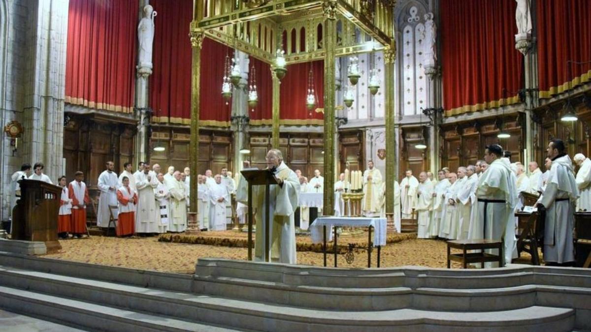 Celebració litúrgica a la catedral de Solsona | ARXIU/BISBAT SOLSONA