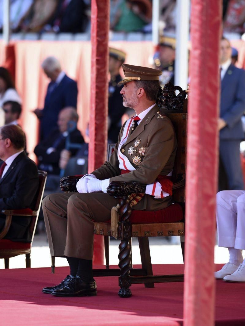 Visita de Felipe VI a la Academia General Militar de Zaragoza