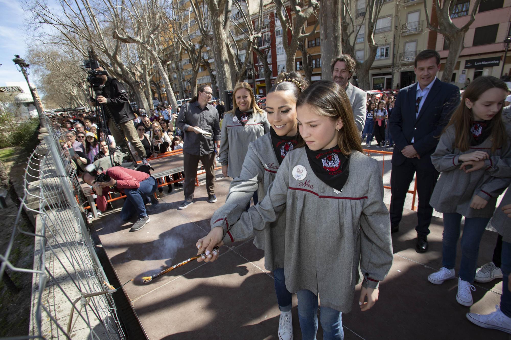 Búscate en la segunda mascletà de las Fallas 2023 en Xàtiva