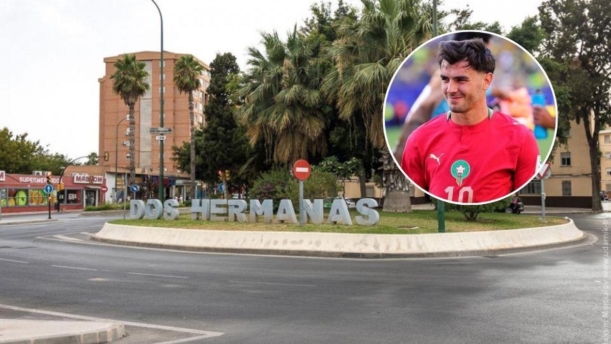 El refugio de Brahim Díaz, estrella de Marruecos, está en un humilde barrio de Málaga de 3.000 habitantes