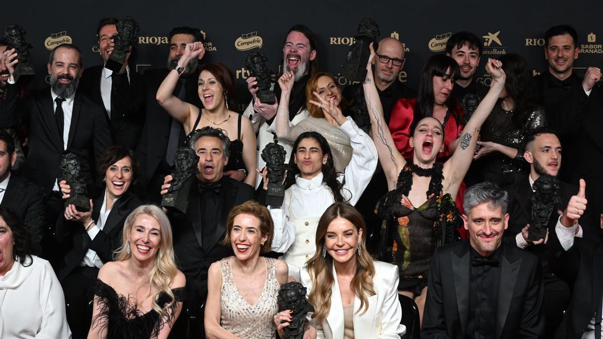 Premiados en la gala de los Goya de este año.