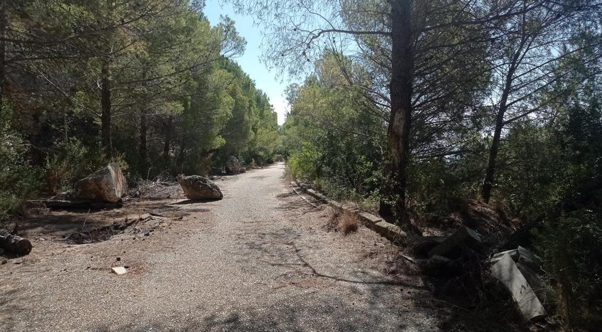 Algunas piedras caídas en 2021.