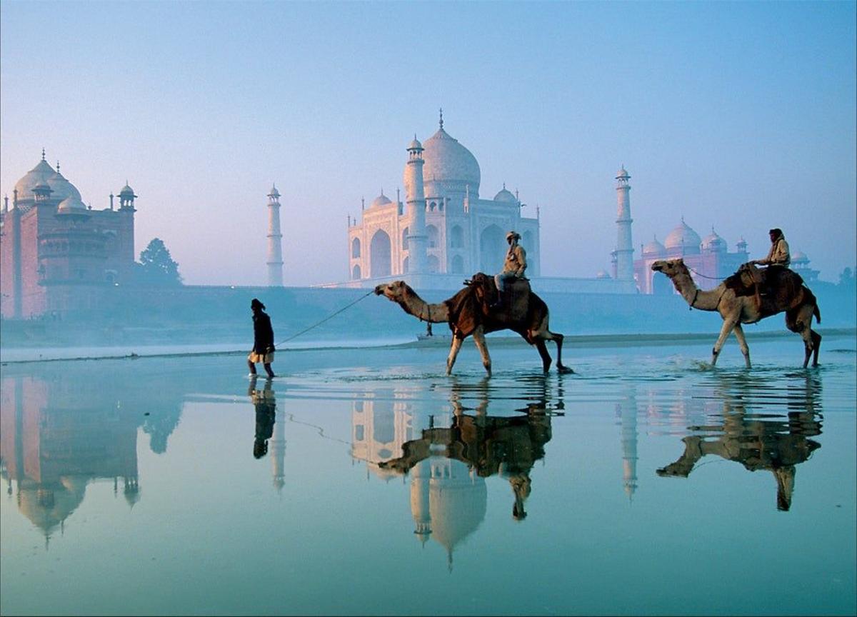Taj Mahal, en Agra (India)