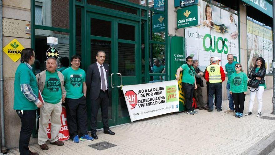 Protesta de la Plataforma de Afectados por la Hipoteca