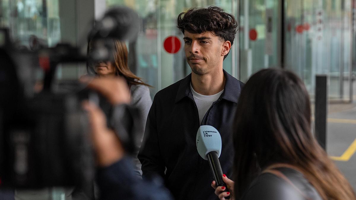 Álvaro Aguado en la Ciutat de la Justícia Álvaro Aguado en la Ciutat de la Justícia