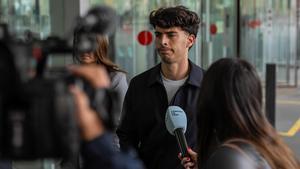 Álvaro Aguado en la Ciutat de la Justícia