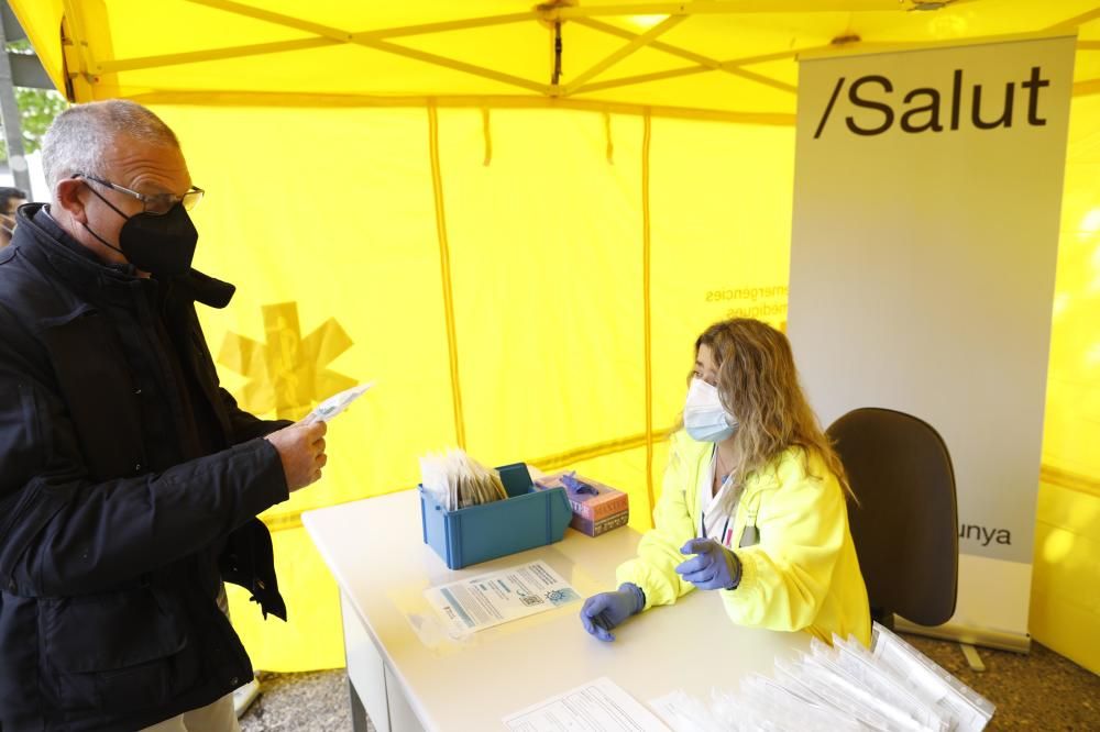 Comença el cribratge amb automostra a Girona