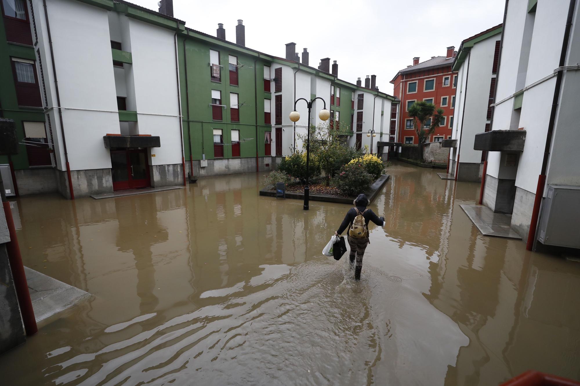 Temporal en Asturias: el Oriente de la region, anegado