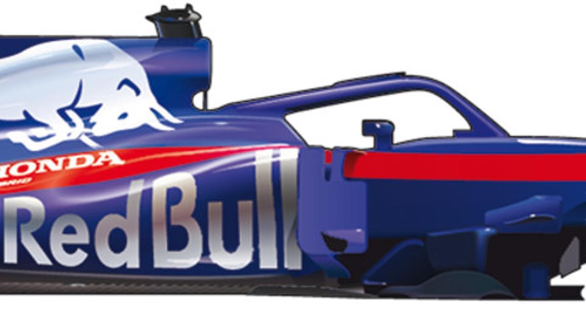 Así es el coche de Toro Rosso para el Mundial de F1 de 2018
