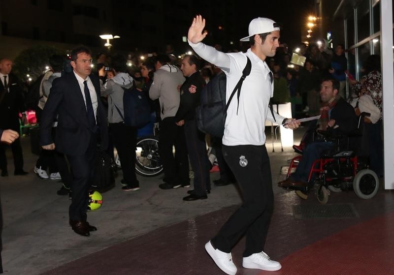 El Real Madrid llega a Málaga