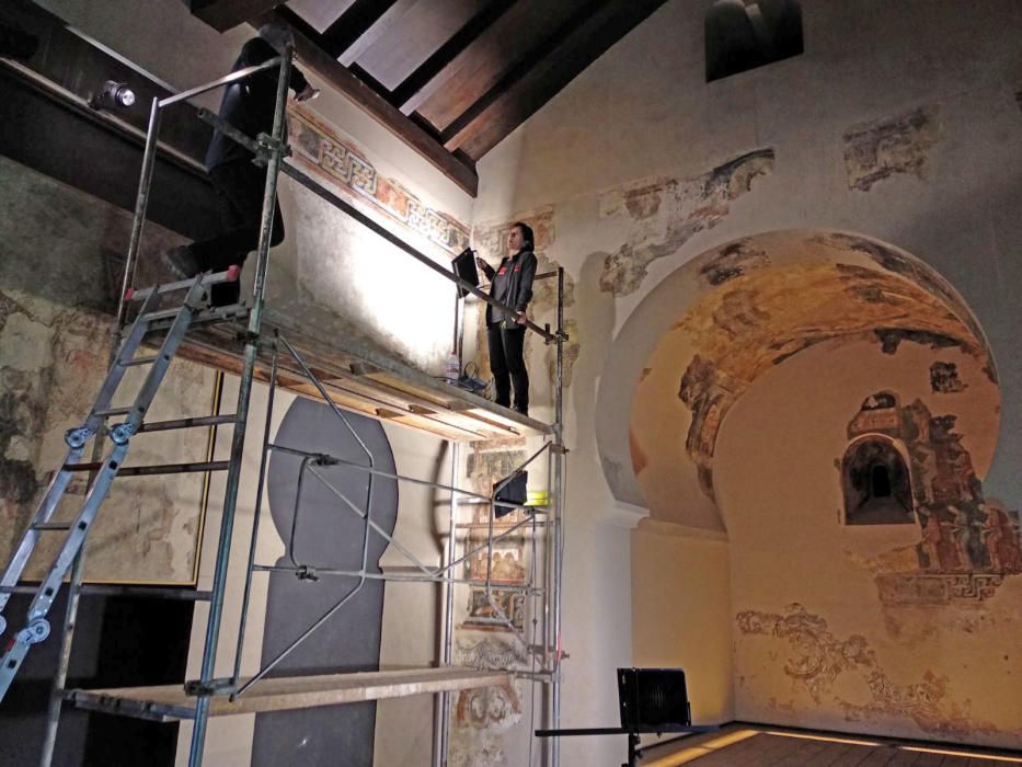 Restauració de les pintures murals de Pedret
