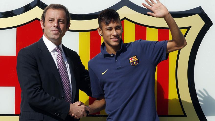 Neymar, Rosell y Bartomeu, a juicio por el fichaje del brasileño por el Barcelona