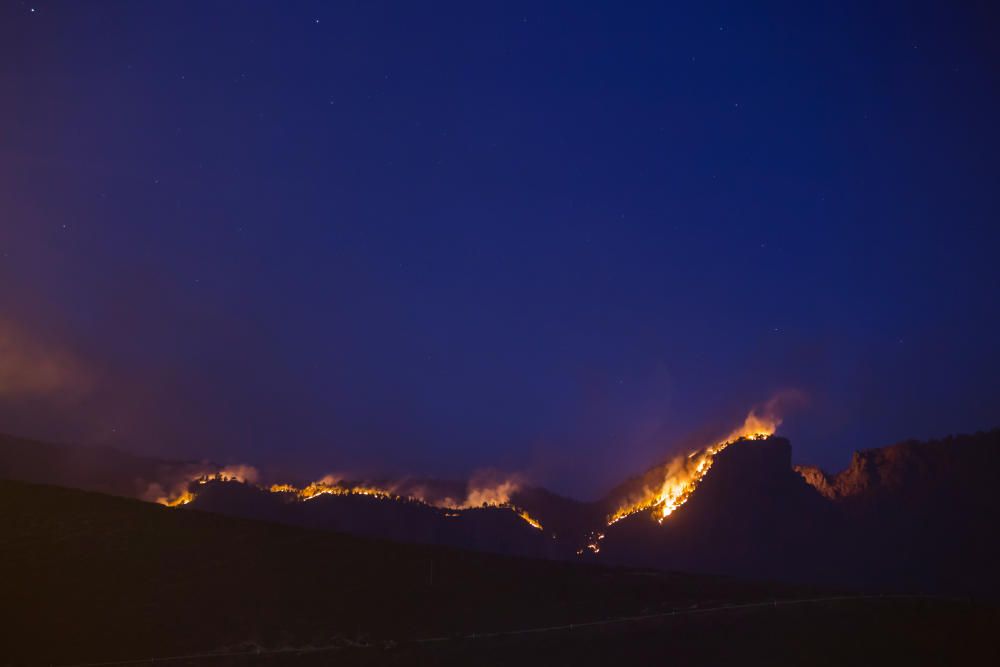 Las imágenes del gran incendio en Gran Canaria