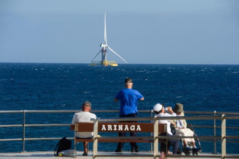 20-06-18. ARINAGA.TRASLADO DE AEROGENERADOR DESDE ARINAGA HASTA LA PLOCÁN. FOTO: JOSÉ CARLOS GUERRA.  | 20/06/2018 | Fotógrafo: José Carlos Guerra