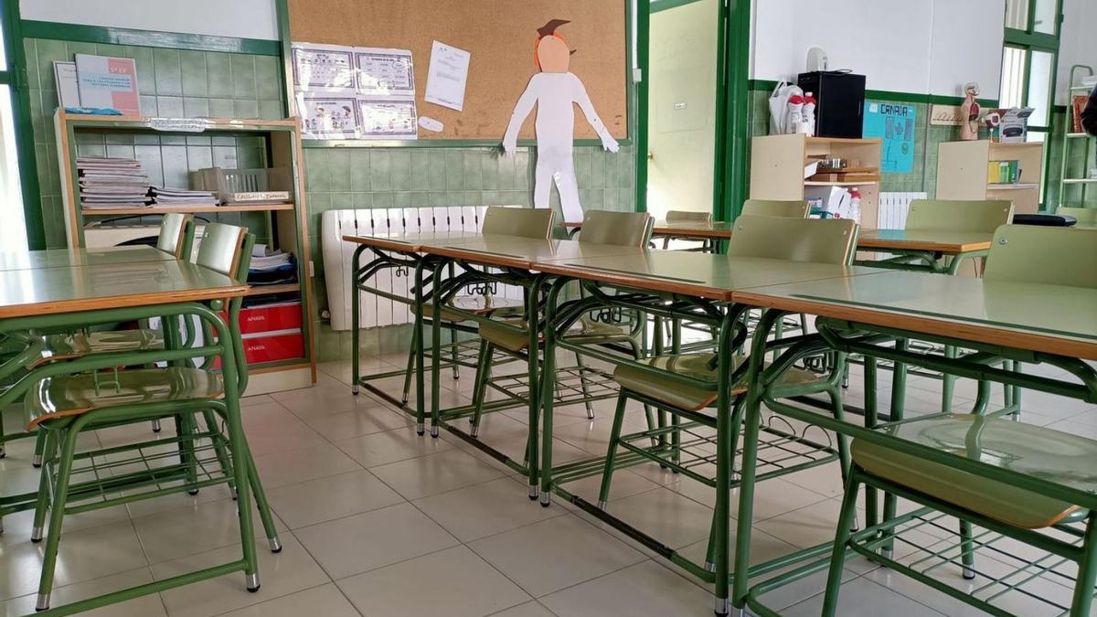 Aula de un centro escolar malagueño