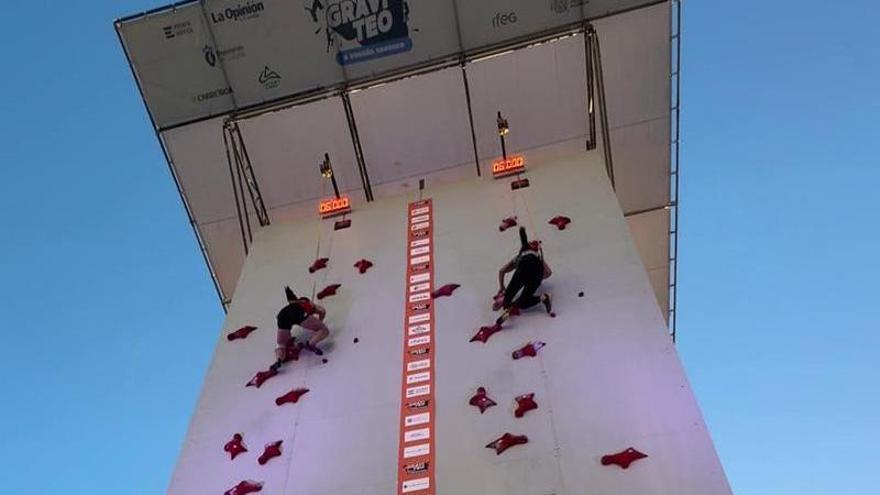 Así fueron las finales femenina y masculina de Escalada de Velocidad en el Open Internacional de GRAVITEO A Coruña Xacobeo