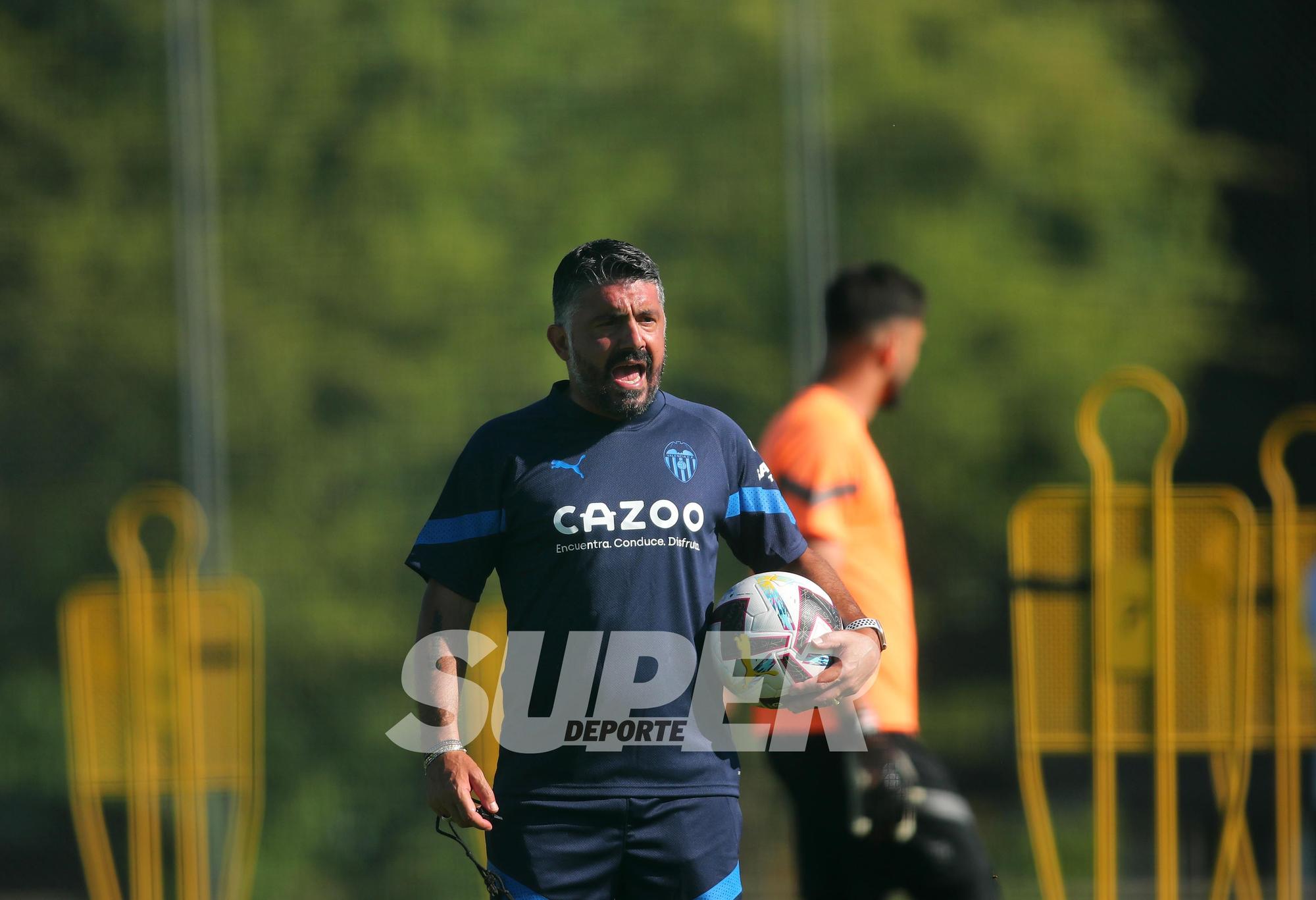 Entrenamiento de la tarde en St Gallen