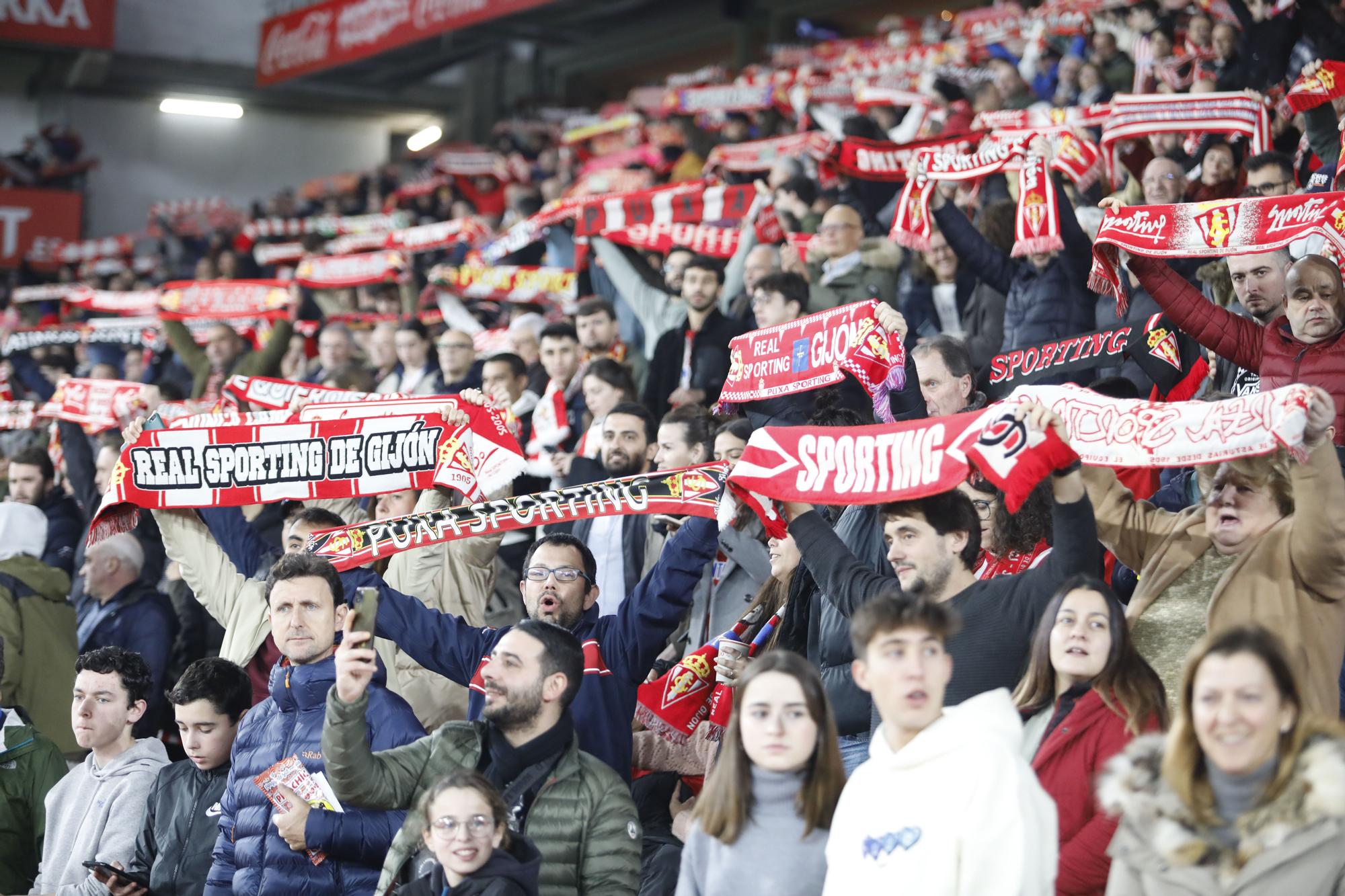 EN IMÁGENES: El encuentro entre el Sporting y el Levante