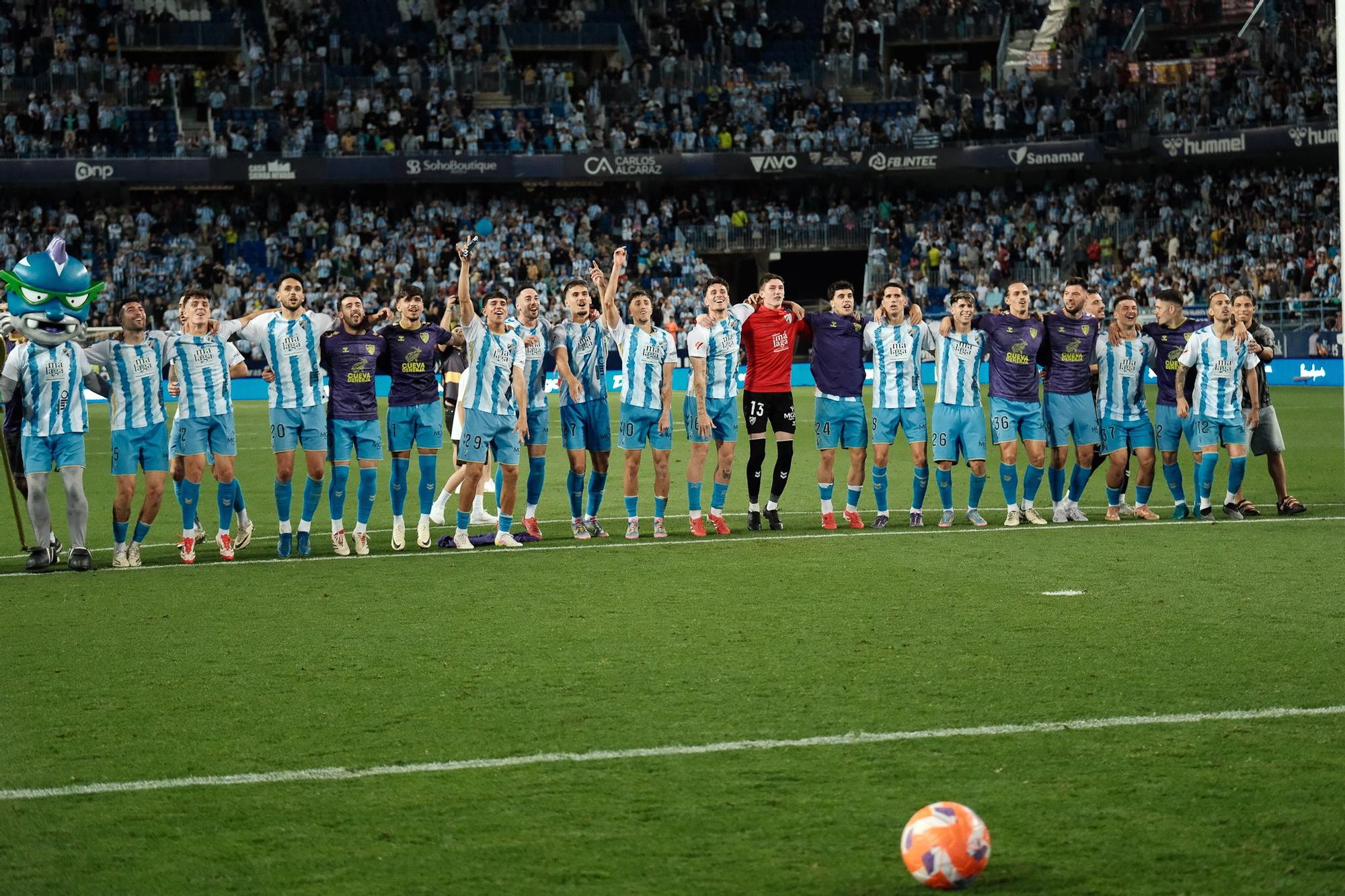 Málaga CF - Sporting. Jornada 40, Liga Hypermotion