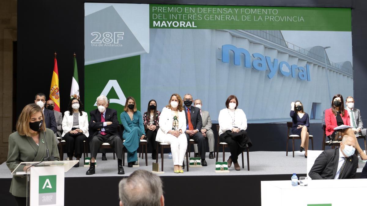 Entrega de los premios por el Día de Andalucía en Málaga