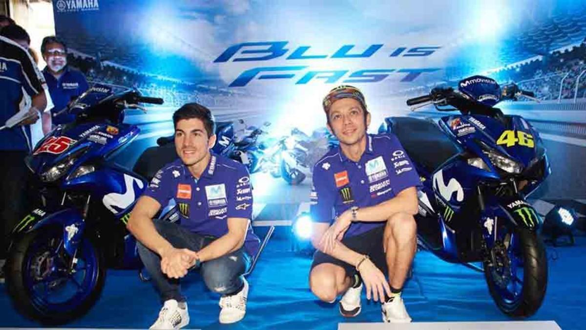 Rossi y Viñales cambiarán a los colores de Monster