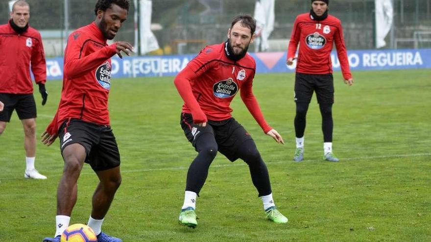 Vídeo y sesión de descarga antes del último ensayo en Riazor