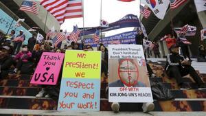 zentauroepp43056802 protesters stage a rally opposing the planned summit between180424195033