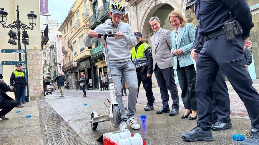 Policías de toda España interesados en el sistema de control de velocidad de patinetes eléctricos de Castelló