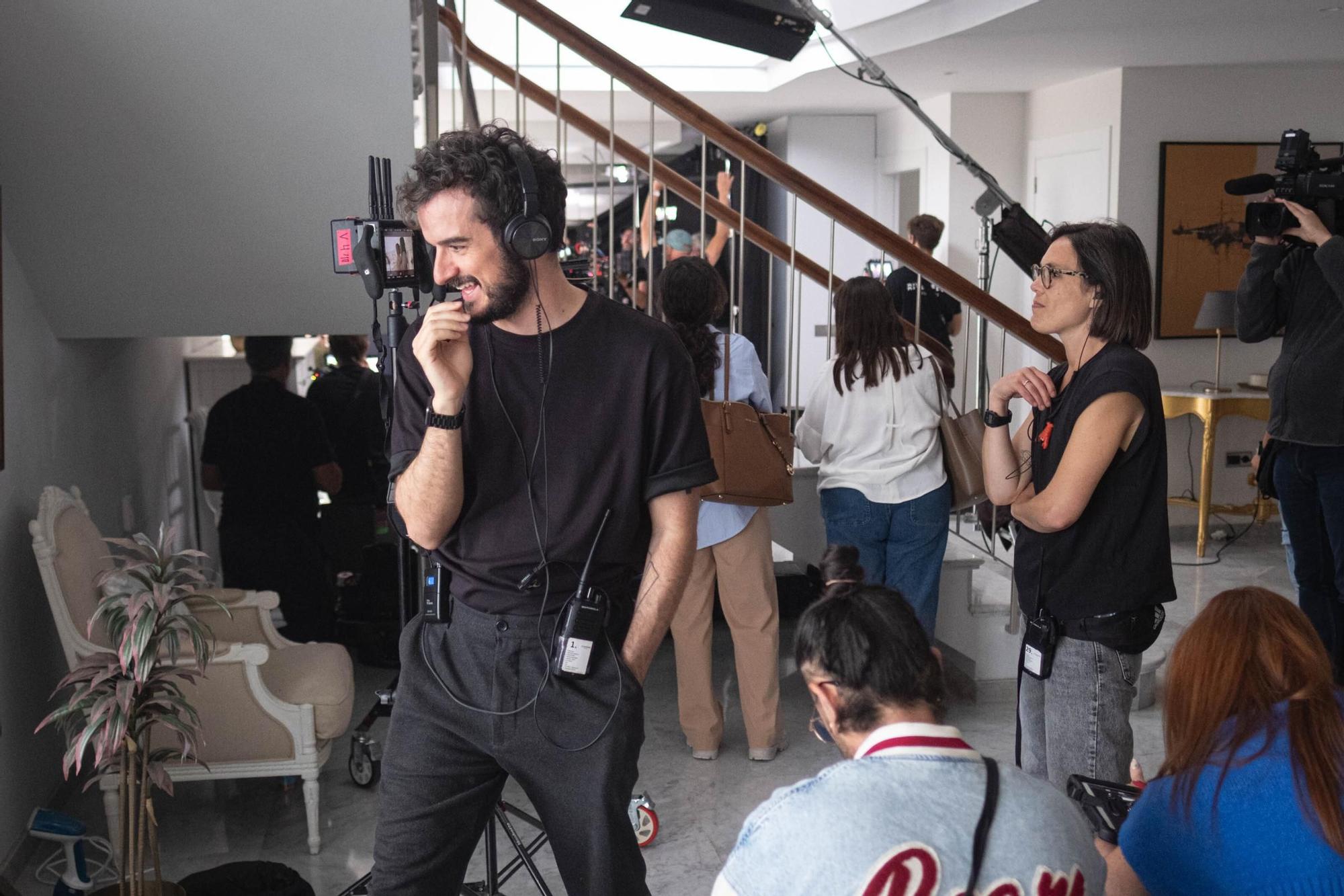 Visita al rodaje de 'Coartadas'