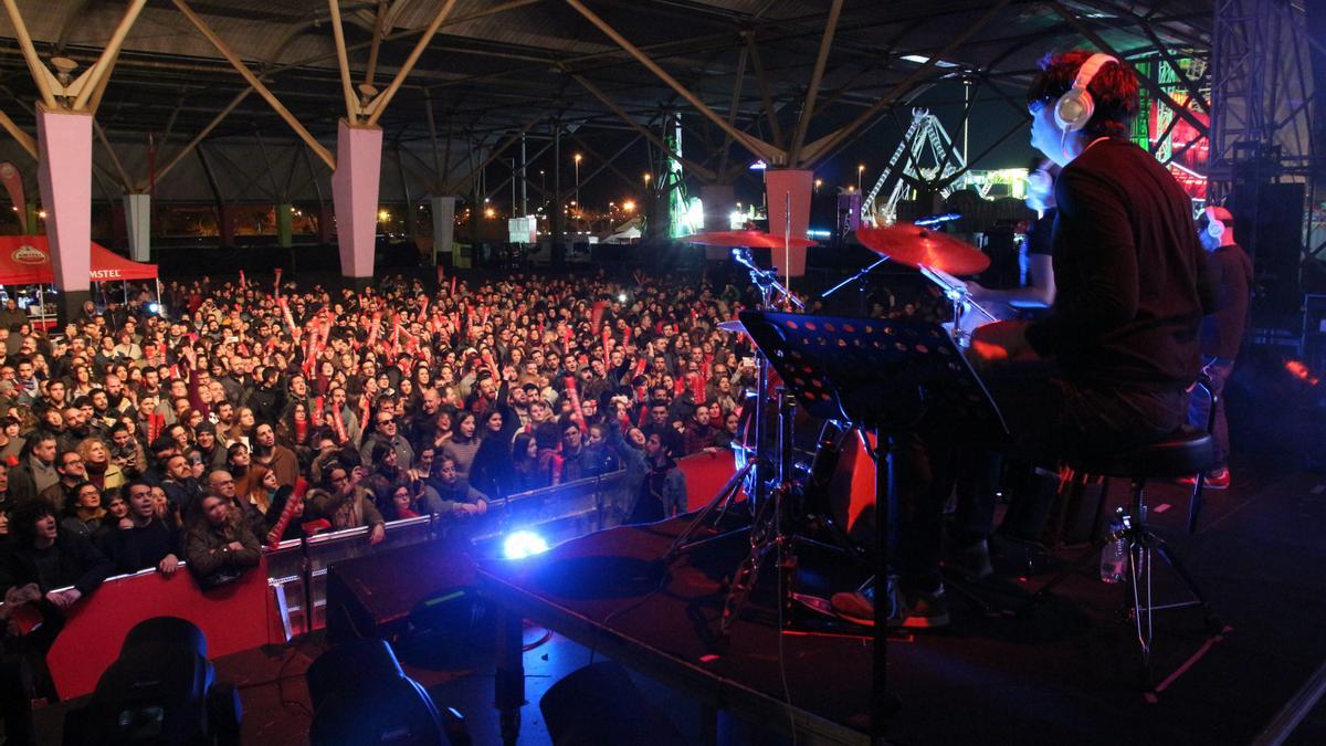 Imagen de archivo de un concierto en el recinto de ferias y mercados de Castelló.