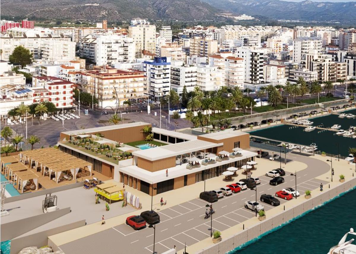 Aspecto virtual de la nueva Marina.