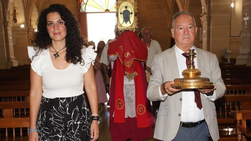 La Reliquia de la Santa Faz abandona la Concatedral y regresa al monasterio