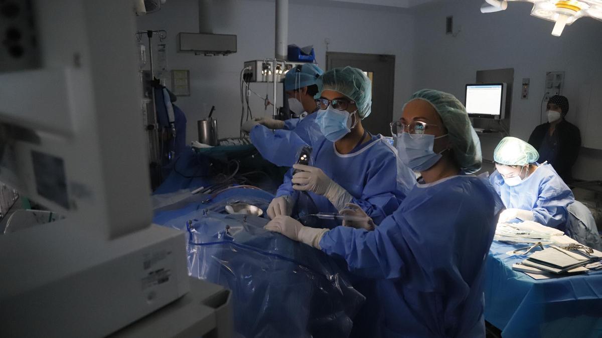 Imagen de archivo de una operación en el hospital universitario Reina Sofía.