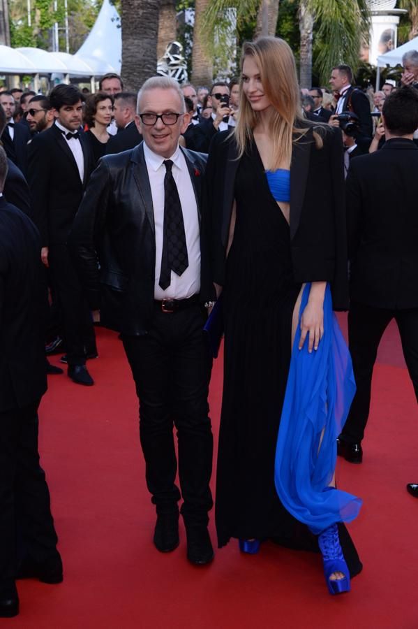 El diseñador Jean Paul Gautier en la presentación de "The Killing Of A Sacred Deer"