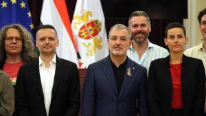 Jaume Collboni, en la marxa de l’Orgull LGTBI prohibida a Budapest: «Pot passar demà a Barcelona»