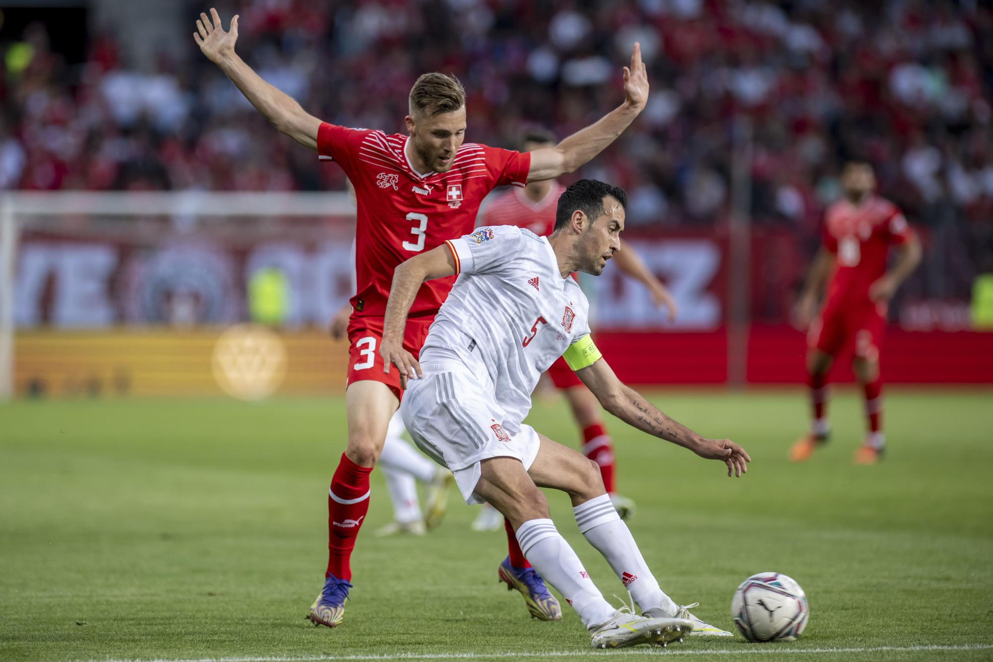 Liga de Naciones: Suiza - España