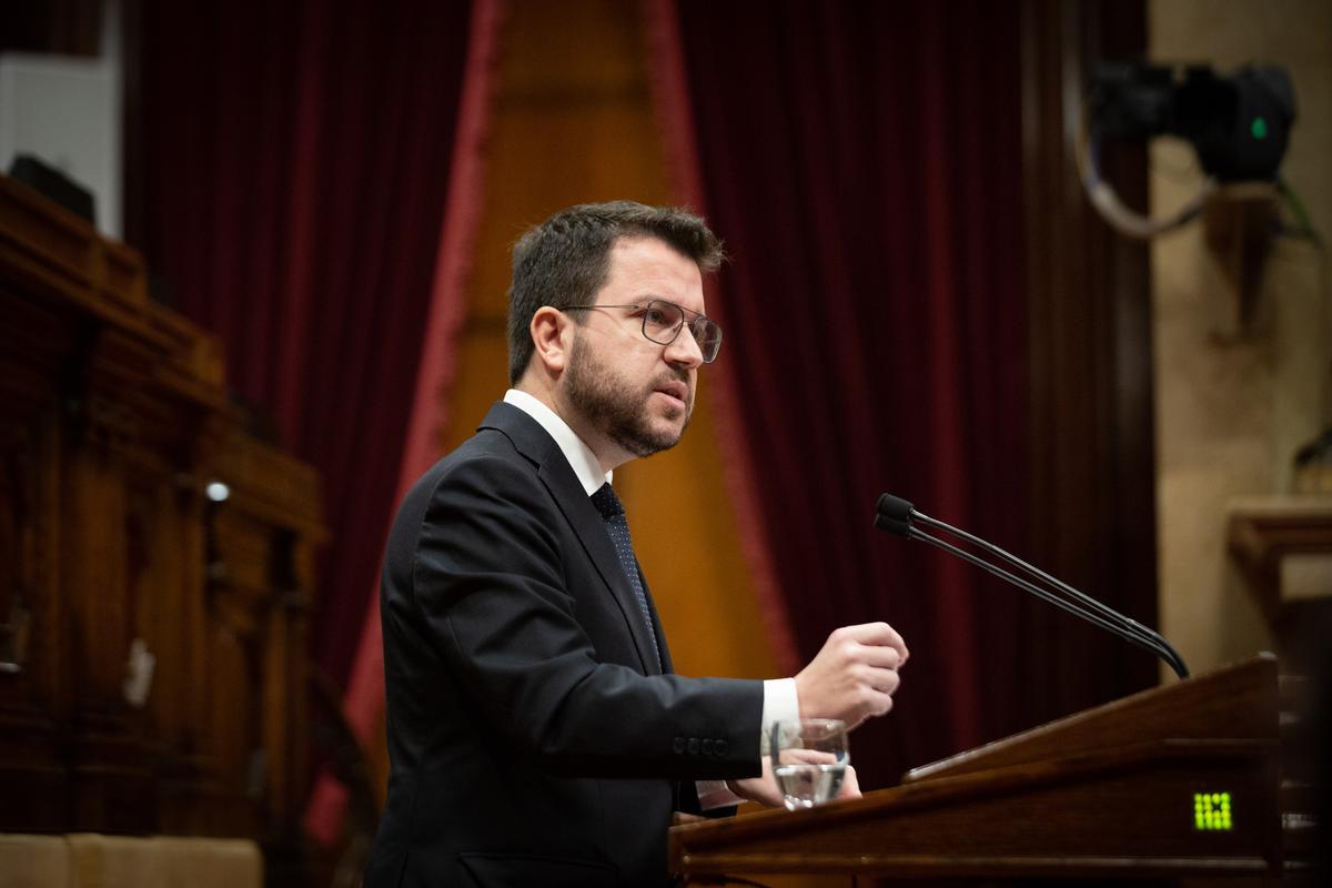 Pere Aragonès anunciarà un paquet de mesures anticrisi en el debat de política general