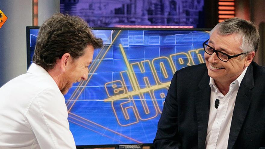 El comunicador y exfutbolista Michael Robinson, en &#039;El Hormiguero&#039;.