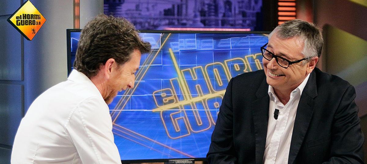 El comunicador y exfutbolista Michael Robinson, en 'El Hormiguero'.