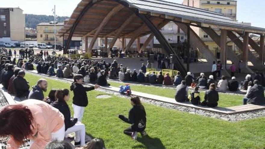 El cobert s&#039;ha convertit en un espai per a actes de Sant Fruitós