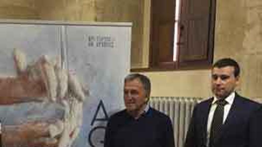 Ramón Martín (izquierda) y José María Vicente, en la presentación.