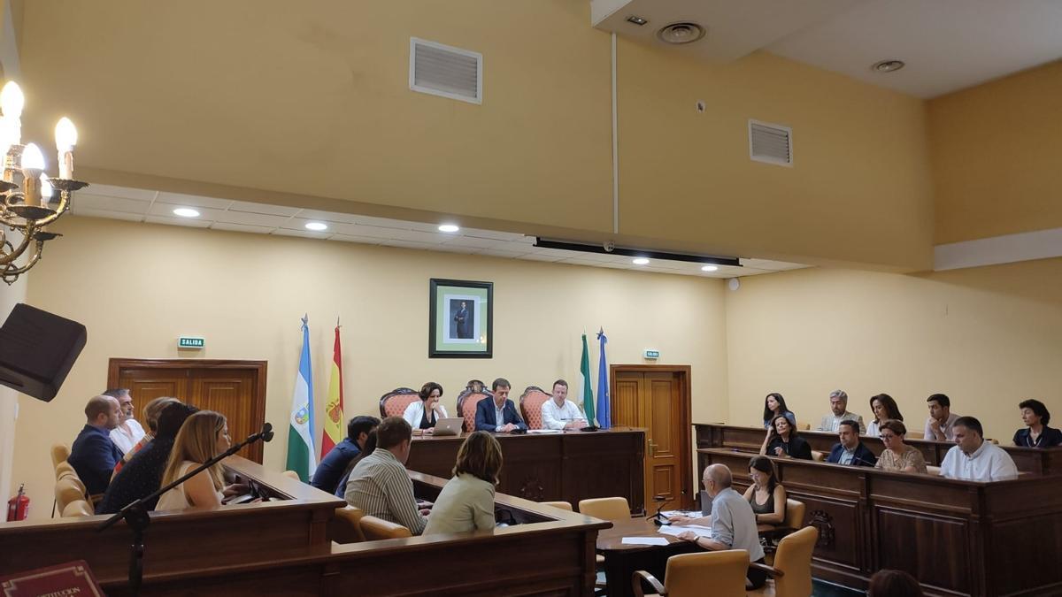 Imagen del Pleno del Ayuntamiento de Lucena.